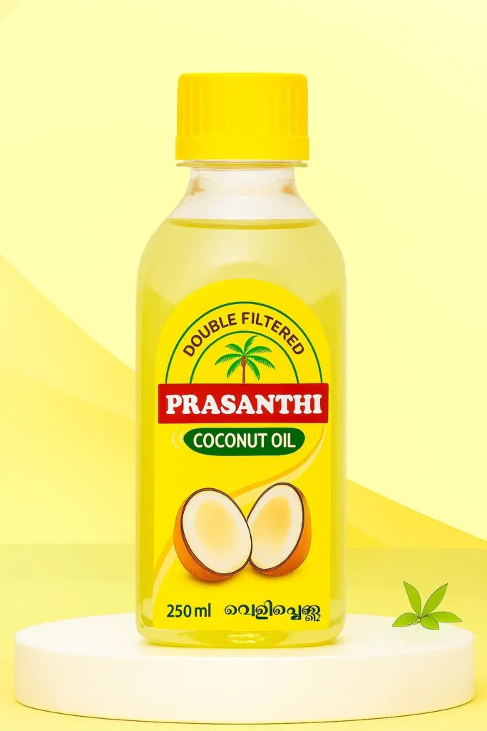 Coconut oil manufacturers in calicut Prasanthi 250ml bottle oil